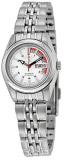 Stainless Steel Seiko 5 Automatic Dress Watch White Dial