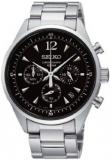Seiko Men's Chronograph Quartz Watch with Stainless Steel Strap SSB067P1_Metallic