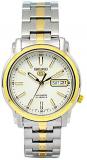 Seiko snkl 84-5 Gent's Automatic Watch Analogue Watch-White Face - 2 Tone Steel Bracelet
