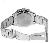 Seiko Men's Watch–Analogue Quartz–Black Dial–Steel Bracelet SPC083P1–Silver