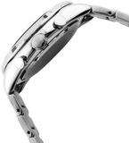 Seiko Men's Watch–Analogue Quartz–Black Dial–Steel Bracelet SPC083P1–Silver