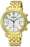 Seiko Womens Chronograph Quartz Watch with Stainless Steel Strap SRW874P1