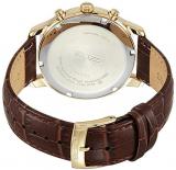 Seiko Men's Quartz Watch with Chronograph Quartz Leather SNDG70P1