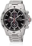 Seiko Mens Chronograph Solar Powered Watch with Stainless Steel Strap SSC557P1