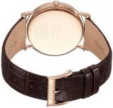 Seiko Mens Analogue Quartz Watch with Leather Strap SKP398P1