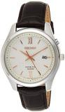Seiko Mens Analogue Kinetic Watch with Leather Strap SKA773P1