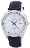 Seiko Mens Analogue Kinetic Watch with Leather Strap SKA771P1