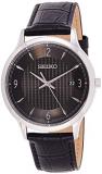 SEIKO Mens Analogue Quartz Watch with Leather Strap SGEH85P1
