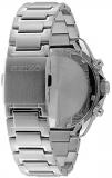 SEIKO Mens Chronograph Solar Powered Watch with Stainless Steel Strap SSC445P1