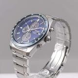 Seiko Solar Mens Analogue Solar Watch with Stainless Steel Bracelet SSC719P1