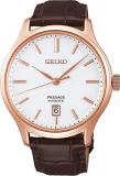 Seiko presage Mens Analogue Automatic Watch with Leather Bracelet SRPD42J1