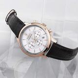 Seiko Men's Chronograph Quartz Watch with Leather Strap SSB342P1