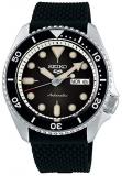 Seiko 5 Sports Automatic Men's Watch with Black Dial and Black Strap, SRPD73K2