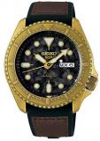 Seiko 5 Sports Automatic Watch for Men Brown Leather SRPE80K1
