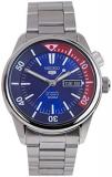 Seiko 5 Sports SRPB25J1 Men's Japan Stainless Steel Blue Dial Inner Rotating Bezel Automatic Watch