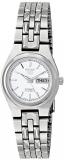 Seiko Women's SYM787K Silver Stainless-Steel Automatic Watch with White Dial