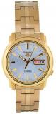 Seiko Men's 5 Automatic SNKK74K Gold Gold Tone Stainles-Steel Automatic Watch with Silver Dial