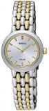 Seiko Women's Analogue Solar Powered Watch with Stainless Steel Strap SUP349P1