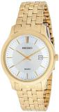 Seiko Mens Analogue Quartz Watch with Stainless Steel Strap SUR296P1