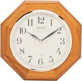 Seiko Clock, oak, Med. Brown, One Size