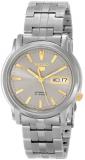 Seiko Men's SNKK67&quot;Seiko 5&quot; Grey Dial Stainless Steel Automatic Watch