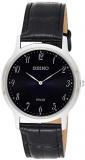 Seiko Men's Analogue Solar Powered Watch with Leather Strap SUP861P1