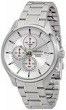 Seiko Unisex Adult Chronograph Quartz Watch with Stainless Steel Strap SKS535P1
