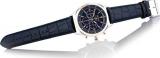 Seiko Mens Chronograph Quartz Watch with Leather Strap SSB160P1