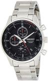 Seiko Mens Chronograph Quartz Watch with Stainless Steel Strap SSB313P1
