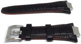 Authentic Seiko Watch Strap 32mm Calf - Black 4A1R1JT
