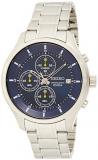 Seiko Mens Chronograph Quartz Watch with Stainless Steel Strap SKS537P1
