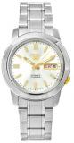 Seiko Mens Analogue Automatic Watch with Stainless Steel Strap SNKK09K1