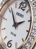 Seiko Womens Analogue Quartz Watch with Stainless Steel Strap SUP130P9