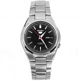 Seiko Men's Automatic Watch with Analogue Display and Silver Stainless Steel Bracelet