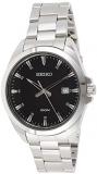 Seiko Mens Analogue Classic Quartz Watch with Stainless Steel Strap SUR209P1