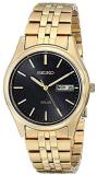 Seiko Mens Analogue Quartz Watch with Stainless Steel Strap SNE044P9