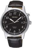 Seiko Mens Analogue Kinetic Watch with Leather Strap SKA781P1