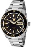 Seiko Men's Analogueico Automatic Watch with Stainless Steel Strap SNZH57K1