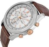 Seiko Men's Chronograph Quartz Watch with Leather Strap – SPC129P1