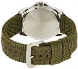 Seiko Mens Analogue Solar Powered Watch with Textile Strap SNE095P2