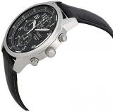 Seiko Men's Chronograph Quartz Watch with Leather Strap – SNDC33P1