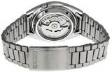 Seiko 5 Men's Automatic Watch with Blue Dial Analogue Display and Silver Stainless Steel Bracelet SNXS77