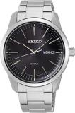 Seiko Mens Analogue Quartz Watch with Stainless Steel Strap SNE527P1