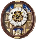 Seiko ' Melodies in Motion-Wall' Wood Clock, Color:Brown (Model: QXM362BRH)