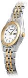 Seiko Womens Analogue Classic Solar Powered Watch with Stainless Steel Strap SUT116P9
