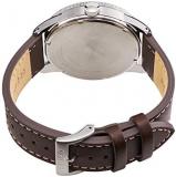 Seiko Mens Analogue Solar Powered Watch with Leather Strap SNE473P1