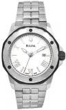 Bulova Men's 65B109 Stainless Steel Swiss Automatic Roman Numeral Watch