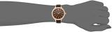 Caravelle New York Women's 44L124 Analog Display Japanese Quartz Brown Watch