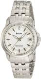 Women Bulova 96M121 Precisionist Stainless Steel Mother of Pearl Dial Precisioni