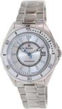 Bulova Women's Winter Park 96M123 Silver Stainless-Steel Quartz Watch with Silver Dial